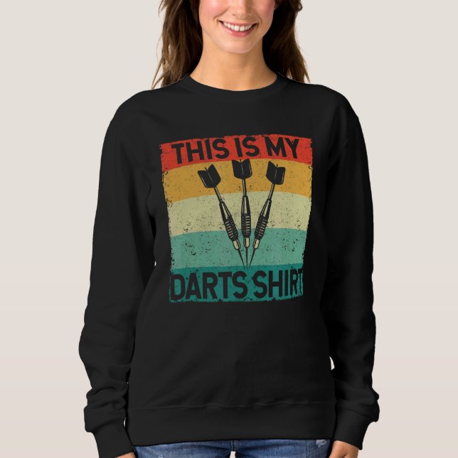 Sweatshirt Dart Sport Player Darter C'Est Mes fléchettes (Devant)