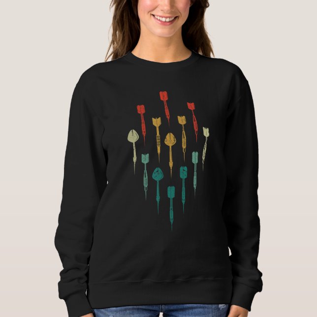 Sweatshirt Darts Missiles Flying Dart Jeu de fléchettes Da (Devant)