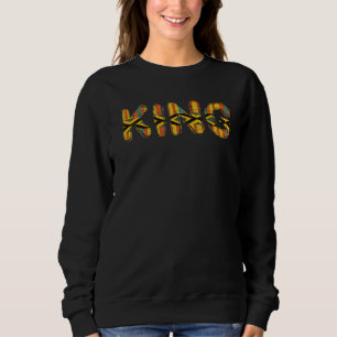 Sweatshirt Dashiki Imprimer African Tribal King Ethnic Kente 