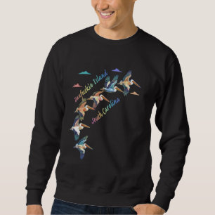Sweatshirt Daufuskie Island Caroline du Sud Colorée Cravate-D