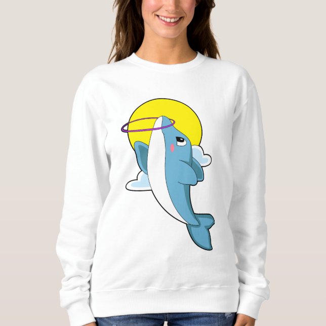 Sweatshirt Dauphin avec pneus Fitness (Devant)