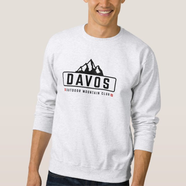 Sweatshirt Davos Suisse Plein air (Devant)