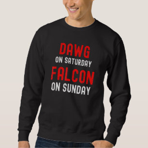 Sweatshirt Dawg Le Samedi Faucon Le Dimanche - Atlanta - Dist