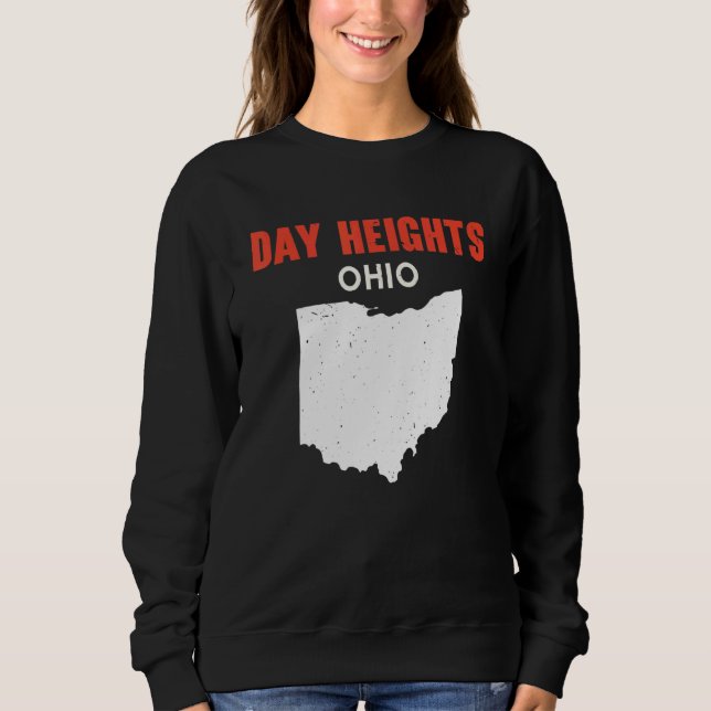 Sweatshirt Day Heights Ohio USA State America Travel Ohioan (Devant)