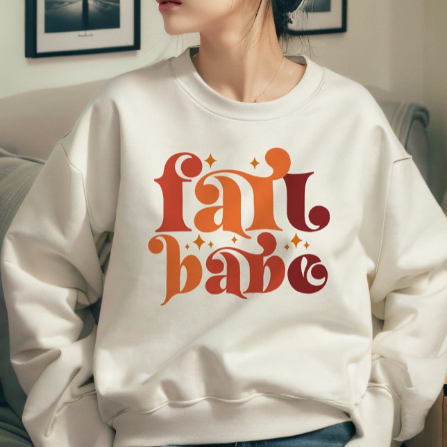 SWEATSHIRT DE BABE DE CHUTE DE CHUTE À THÈME D'AUT (Créateur téléchargé)