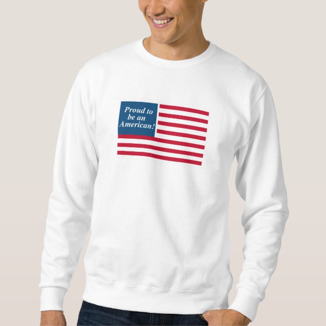 Sweatshirt de base américain fier (Devant)