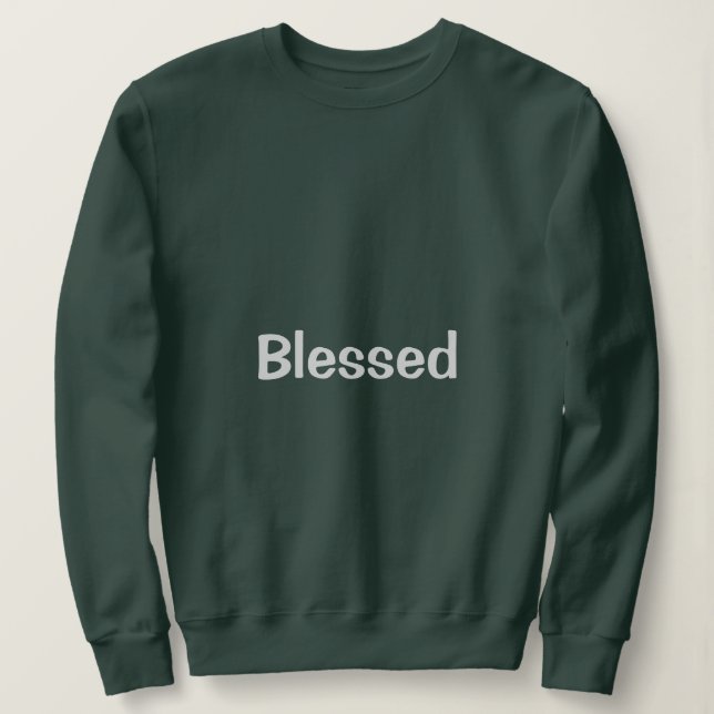 Sweatshirt de base béni des femmes (Design devant)