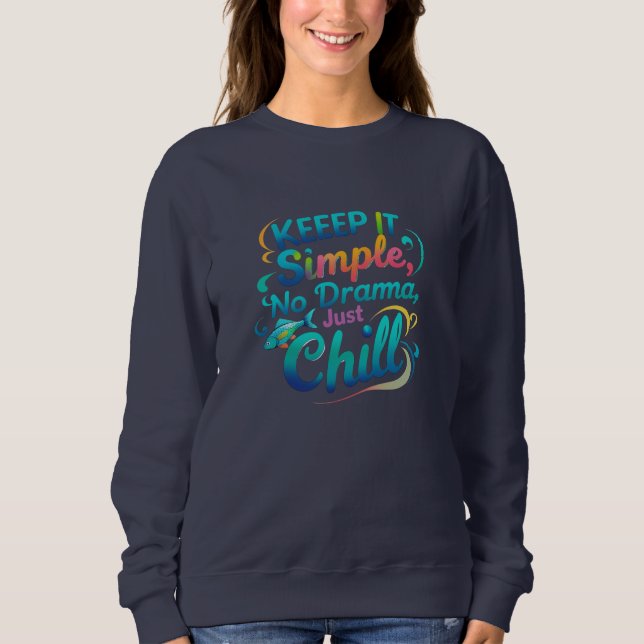 Sweatshirt de base Bold & Fun pour femmes (Devant)