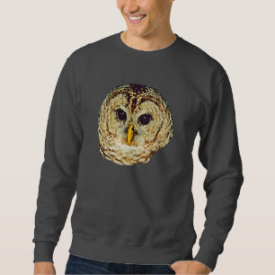 Sweatshirt de base de hibou barré