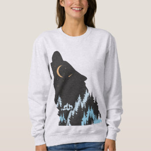 Sweatshirt de base des femmes Imaginaires Wolf