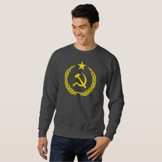 Sweatshirt de base d'hommes communistes de drapeau