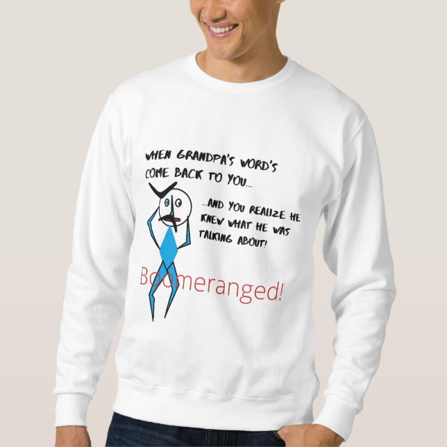 Sweatshirt de base masculin en pleine effervescenc (Devant)