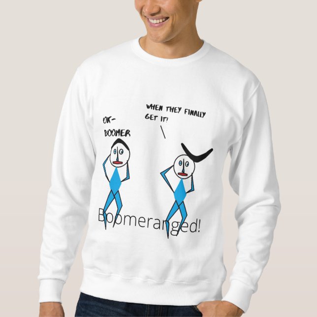 Sweatshirt de base masculin en pleine effervescenc (Devant)