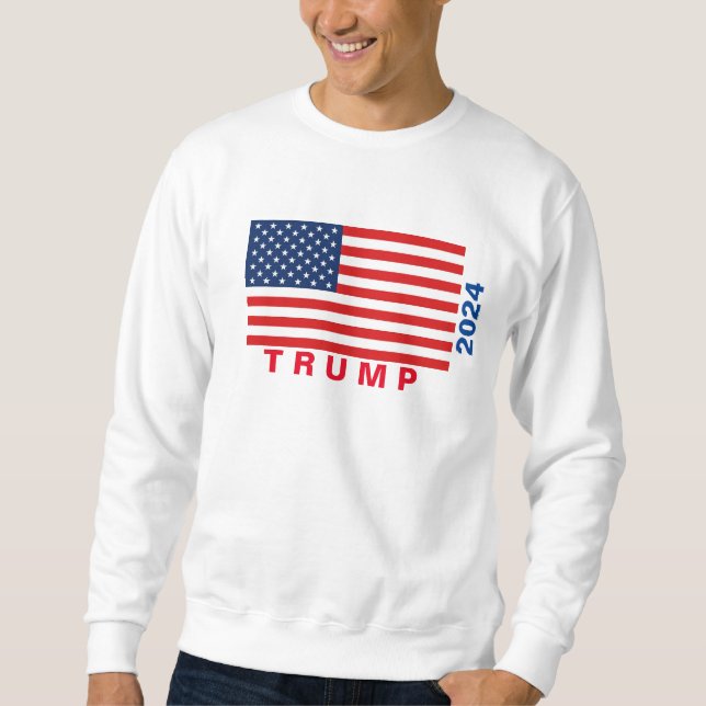 SWEATSHIRT de base TRUMP 2024 (blanc) (Devant)