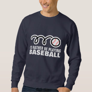 Sweatshirt de baseball avec un slogan de citation 