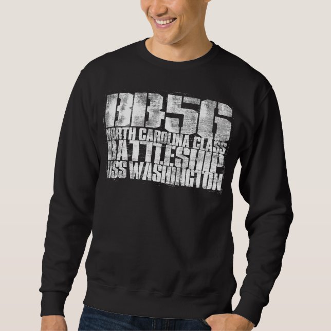 Sweatshirt de Battleship Washington (Devant)