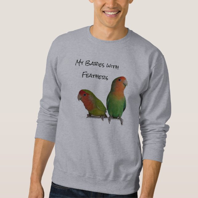 Sweatshirt de bébés de perroquet (Devant)