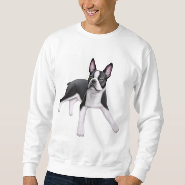 Sweatshirt de Boston Terrier (Devant)