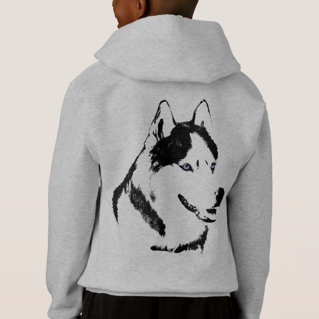 Sweatshirt de chiot Sweat - shirt à capuche de l'e (Dos)