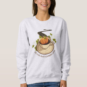 Sweatshirt de chute citrouille épice
