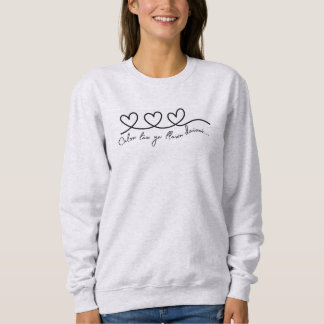 sweatshirt de citation galloise 'Calon lan'