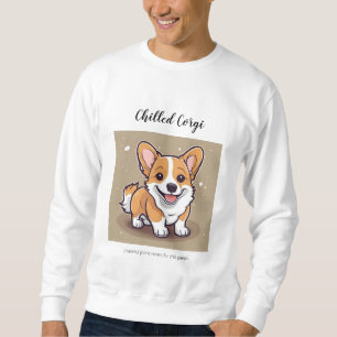 Sweatshirt de Corgi réfrigéré - chien de musique m