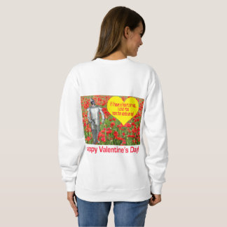 sweatshirt de femmes. Heureuse Sainte-Valentin. no