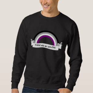 Sweatshirt de fierté d'arc-en-ciel d'Asexuality