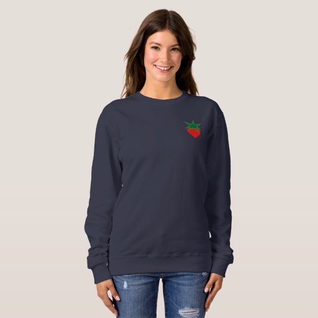 Sweatshirt de fraises (Devant entier)