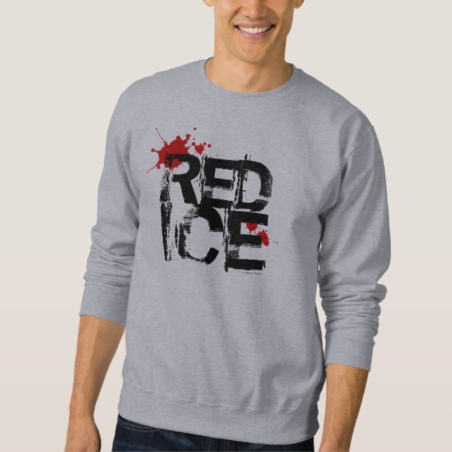 Sweatshirt de glace rouge (hockey) (Devant)