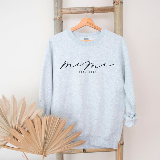 Sweatshirt de grand-mère Mimi personnalisé (Créateur téléchargé)