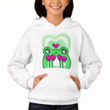 Sweatshirt de grenouille kawaii