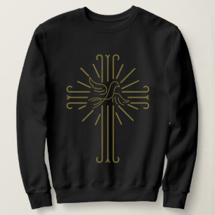 Sweatshirt de Jésus Christ Cross & Peace Dove