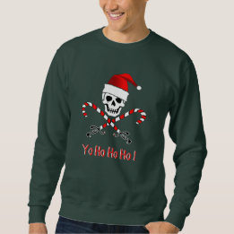Sweatshirt de jolly roger de Noël de pirate