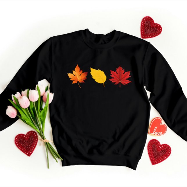 Sweatshirt de la conception de feuilles (Créateur téléchargé)