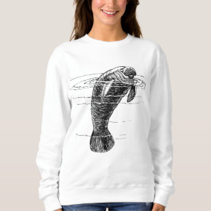 Sweatshirt de la femme Manatee