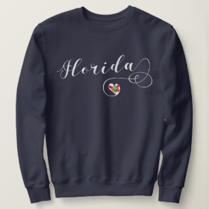 Sweatshirt de la Floride de coeur, de Floride,