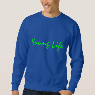 Sweatshirt de la jeune vie avec le lettrage