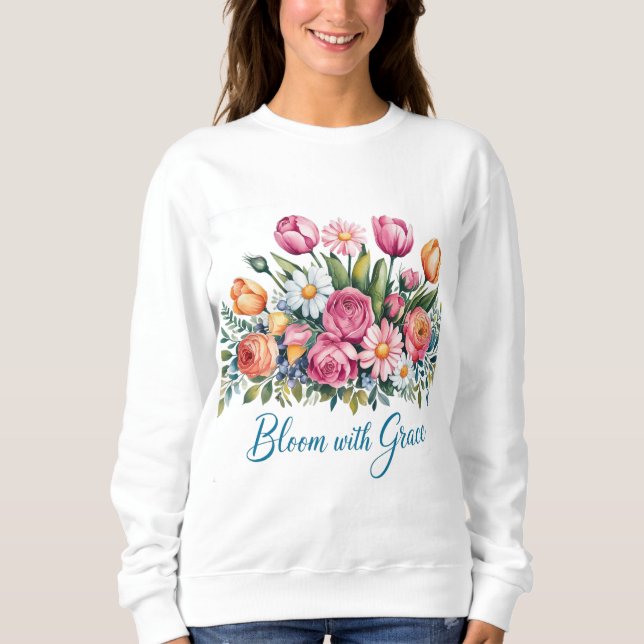 sweatshirt de la reine des mousseux (Devant)