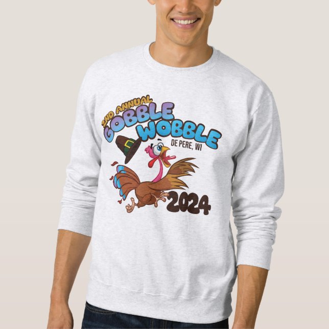 sweatshirt de l'équipage de galets 2024 (Devant)