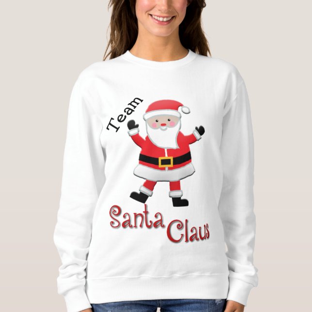 Sweatshirt de l'équipe Santa Claus (Devant)