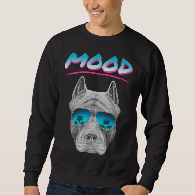 Sweatshirt De L'Humeur Pitbulle (Devant)