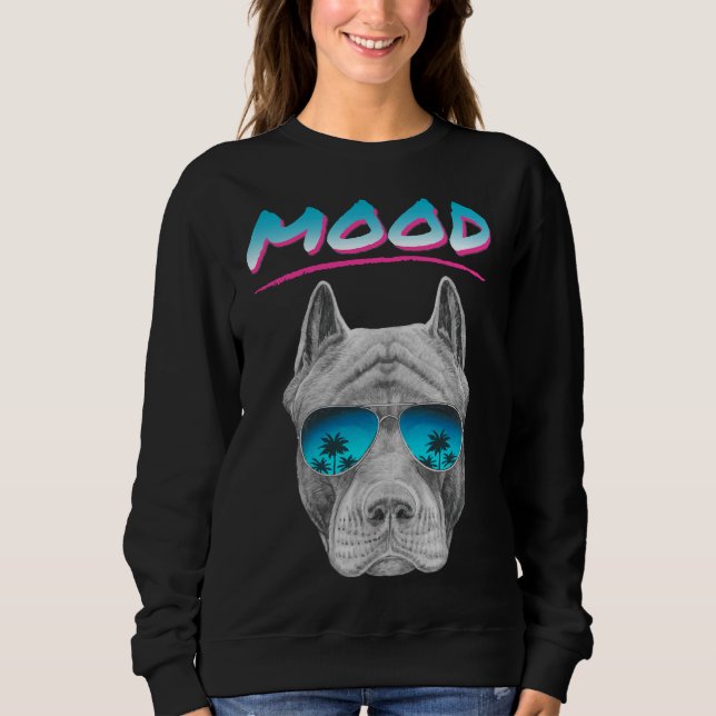 Sweatshirt De L'Humeur Pitbulle (Devant)