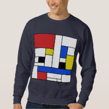 Sweatshirt de lignes hommes de Mondrian