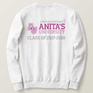 Sweatshirt de logo de l'université d'Anita