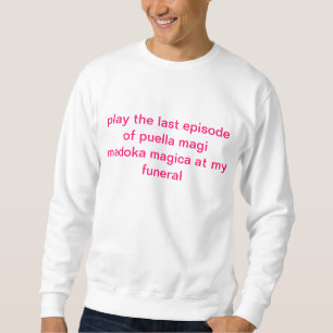 sweatshirt de magica de madoka