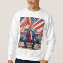 Sweatshirt de Mens Donald Trump