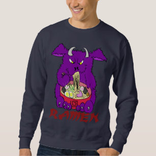 sweatshirt de monstre de ramen