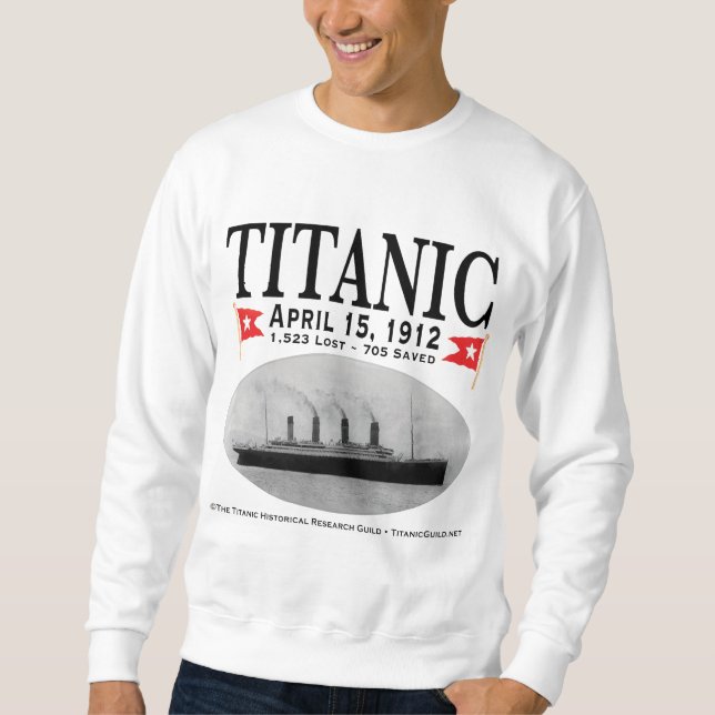 Sweatshirt de navire fantôme Titanic (Devant)
