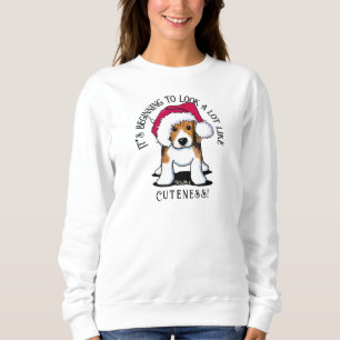 Sweatshirt de Noël Beagle KiniArt